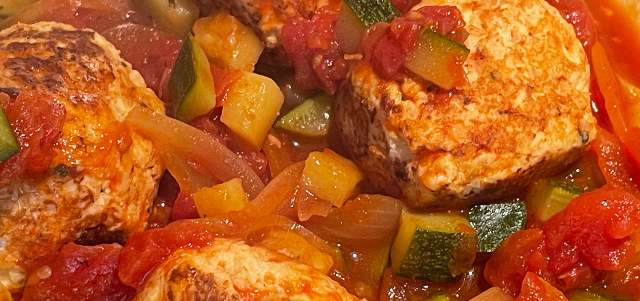 Albóndigas de pavo y coliflor