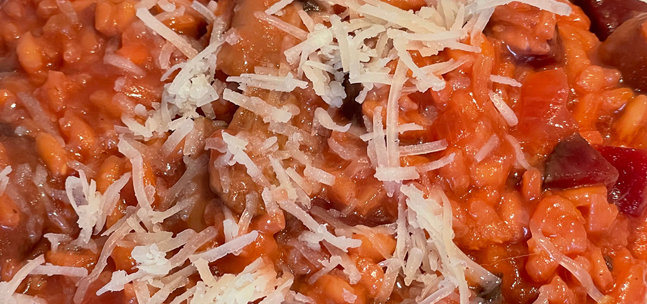 Risotto de remolacha